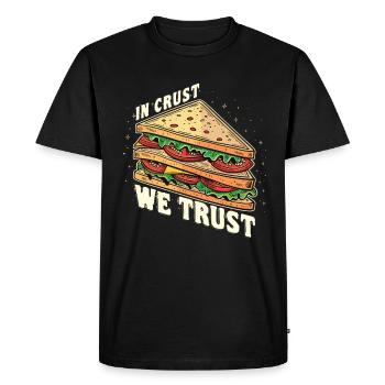 Sandwich Day Snack Celebration Sandwich - Men's Premium Organic T-Shirt - black - Front - Nico (187cm)