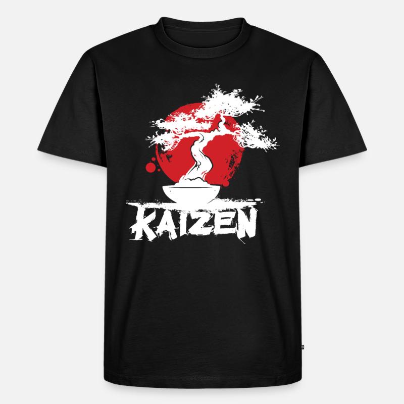 Hiragana Katakana Kaizen-methode Kaizen - T-shirt Premium bio Homme - noir
