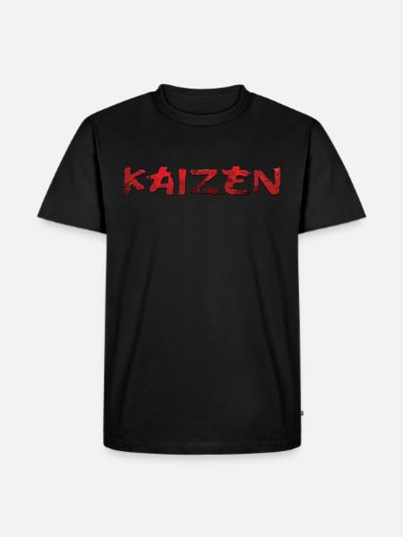 Hiragana Katakana Kaizen-methode Kaizen - Männer Premium Bio T-Shirt - Schwarz