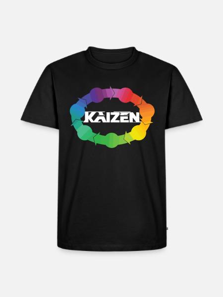 Hiragana Katakana Kaizen-methode Kaizen - Männer Premium Bio T-Shirt - Schwarz