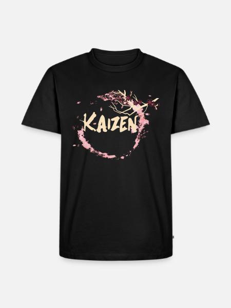Hiragana Katakana Kaizen-methode Kaizen - Männer Premium Bio T-Shirt - Schwarz