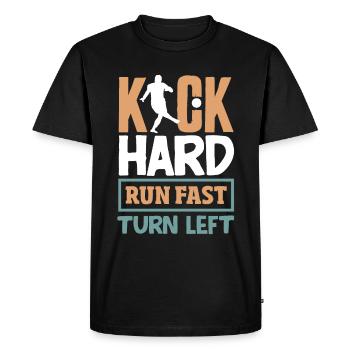 Légende du joueur de kickball - T-shirt Premium bio Homme - noir - Devant - Nico (187cm)
