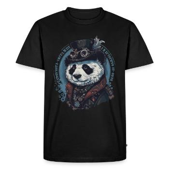 Steam Punk Art Funky Steampunk - T-shirt Premium bio Homme - noir - Devant - Nico (187cm)
