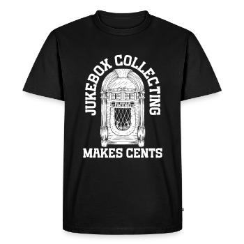 Karaoke Master Juke Box de musique rétro - T-shirt Premium bio Homme - noir - Devant - Nico (187cm)