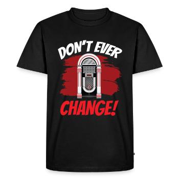 Karaoke Master Juke Box de musique rétro - T-shirt Premium bio Homme - noir - Devant - Nico (187cm)