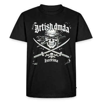 Arnis Eskrima Kali Fma - T-shirt Premium bio Homme - noir - Devant - Nico (187cm)