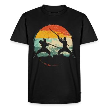 Arnis Eskrima Kali Fma - T-shirt Premium bio Homme - noir - Devant - Nico (187cm)