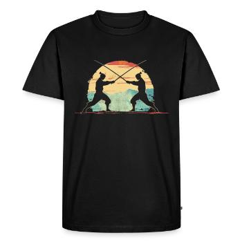 Arnis Eskrima Kali Fma - T-shirt Premium bio Homme - noir - Devant - Nico (187cm)