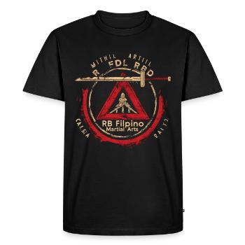 Arnis Eskrima Kali Fma - T-shirt Premium bio Homme - noir - Devant - Nico (187cm)