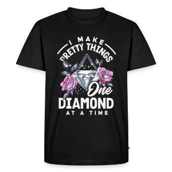 Accessoires pour Diamond Art Diamond Painter - T-shirt Premium bio Homme - noir - Devant - Nico (187cm)