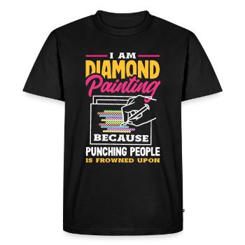 Accessoires pour Diamond Art Diamond Painter - T-shirt Premium bio Homme - noir - Devant - Nico (187cm)