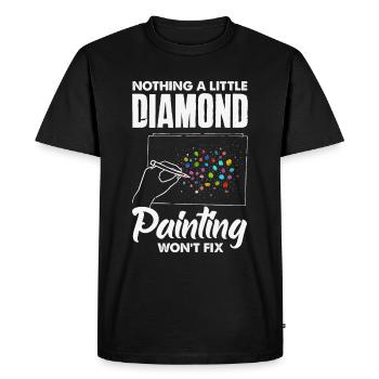 Accessoires pour Diamond Art Diamond Painter - T-shirt Premium bio Homme - noir - Devant - Nico (187cm)