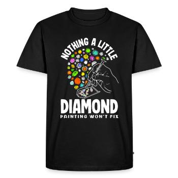 Accessoires pour Diamond Art Diamond Painter - T-shirt Premium bio Homme - noir - Devant - Nico (187cm)