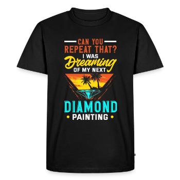 Accessoires pour Diamond Art Diamond Painter - T-shirt Premium bio Homme - noir - Devant - Nico (187cm)