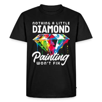 Accessoires pour Diamond Art Diamond Painter - T-shirt Premium bio Homme - noir - Devant - Nico (187cm)