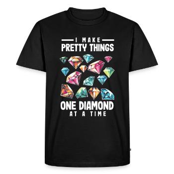 Accessoires pour Diamond Art Diamond Painter - T-shirt Premium bio Homme - noir - Devant - Nico (187cm)