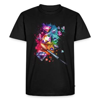 Accessoires pour Diamond Art Diamond Painter - T-shirt Premium bio Homme - noir - Devant - Nico (187cm)