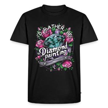 Accessoires pour Diamond Art Diamond Painter - T-shirt Premium bio Homme - noir - Devant - Nico (187cm)