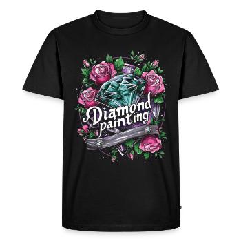 Accessoires pour Diamond Art Diamond Painter - T-shirt Premium bio Homme - noir - Devant - Nico (187cm)