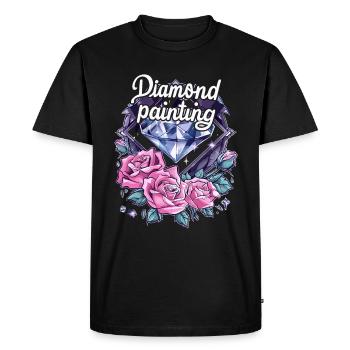 Accessoires pour Diamond Art Diamond Painter - T-shirt Premium bio Homme - noir - Devant - Nico (187cm)