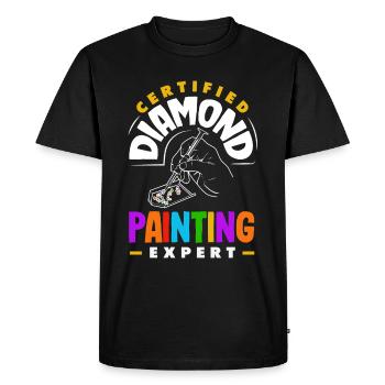 Accessoires pour Diamond Art Diamond Painter - T-shirt Premium bio Homme - noir - Devant - Nico (187cm)