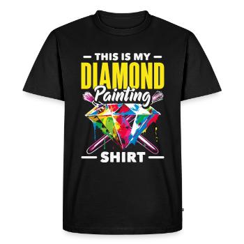 Accessoires pour Diamond Art Diamond Painter - T-shirt Premium bio Homme - noir - Devant - Nico (187cm)