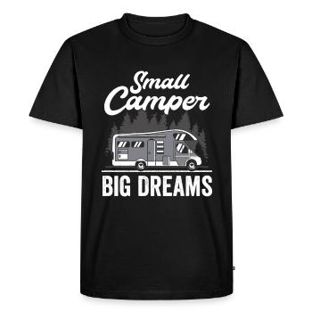 Motorhome accessories Pop-up camper - Men's Premium Organic T-Shirt - black - Front - Nico (187cm)