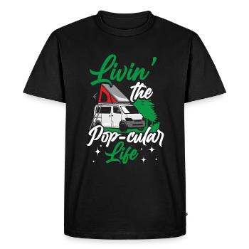 Motorhome accessories Pop-up camper - Men's Premium Organic T-Shirt - black - Front - Nico (187cm)
