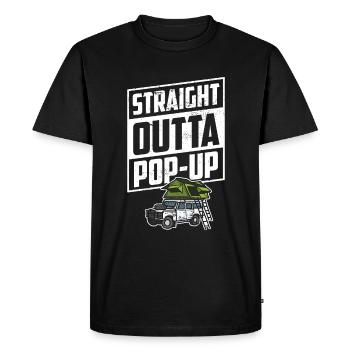 Motorhome accessories Pop-up camper - Men's Premium Organic T-Shirt - black - Front - Nico (187cm)