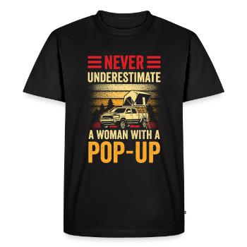 Motorhome accessories Pop-up camper - Men's Premium Organic T-Shirt - black - Front - Nico (187cm)