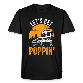 Motorhome accessories Pop-up camper - Men's Premium Organic T-Shirt - black - Front - Nico (187cm)