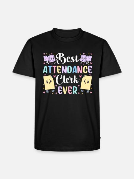 Attendance Secretary - Men's Premium Organic T-Shirt - black