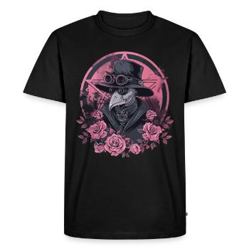 Médecin de la peste Kawaii Pastel Gothique - T-shirt Premium bio Homme - noir - Devant - Nico (187cm)