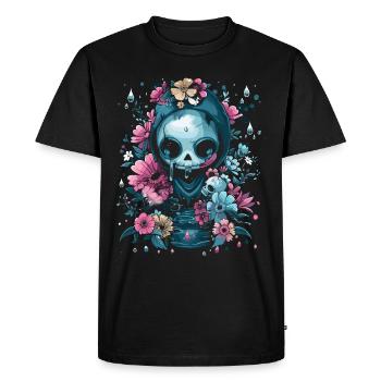 Kawaii Faucheur Pastel Goth Mignon Anime - T-shirt Premium bio Homme - noir - Devant - Nico (187cm)
