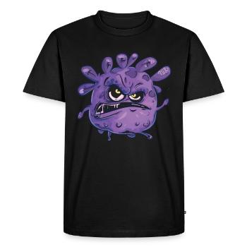Hand sanitizer Hand washing - Men's Premium Organic T-Shirt - black - Front - Nico (187cm)