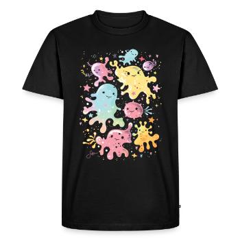 Hand sanitizer Hand washing - Men's Premium Organic T-Shirt - black - Front - Nico (187cm)