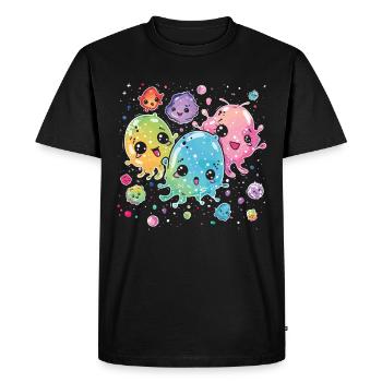 Hand sanitizer Hand washing - Men's Premium Organic T-Shirt - black - Front - Nico (187cm)