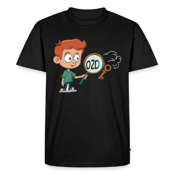 phonemisPhonemic consciousness science - Men's Premium Organic T-Shirt - black - Front - Nico (187cm)