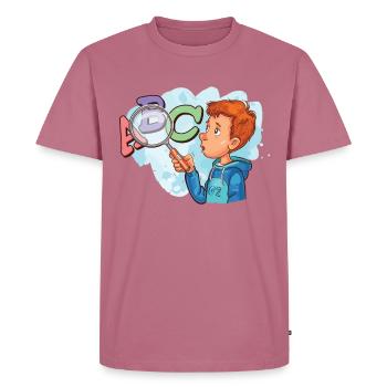 phonemisPhonemic consciousness science - Men's Premium Organic T-Shirt - mauve - Front - Nico (187cm)