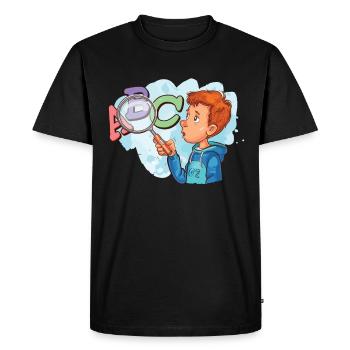 phonemisPhonemic consciousness science - Men's Premium Organic T-Shirt - black - Front - Nico (187cm)