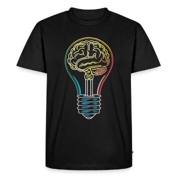 phonemisPhonemic consciousness science - Men's Premium Organic T-Shirt - black - Front - Nico (187cm)