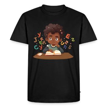 phonemisPhonemic consciousness science - Men's Premium Organic T-Shirt - black - Front - Nico (187cm)