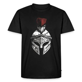 Funny Toga party outfit - Men's Premium Organic T-Shirt - black - Front - Nico (187cm)