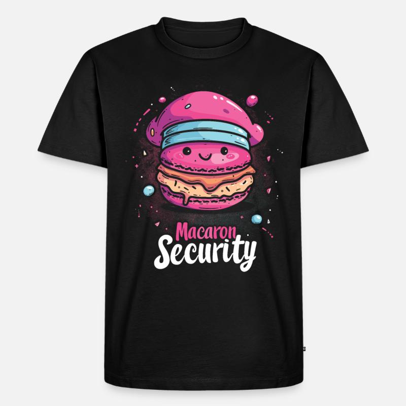 Macaron lovers Macaron Baker - Men's Premium Organic T-Shirt - black