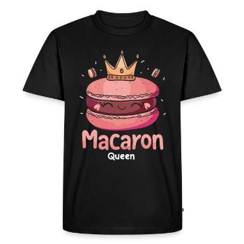 Macaron lovers Macaron Baker - Men's Premium Organic T-Shirt - black - Front - Nico (187cm)