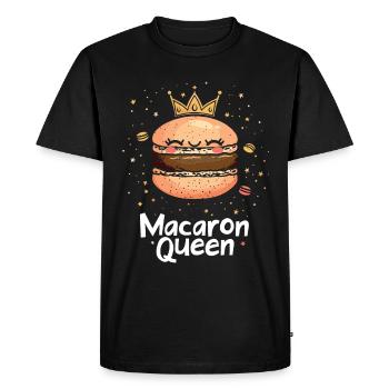 Macaron lovers Macaron Baker - Men's Premium Organic T-Shirt - black - Front - Nico (187cm)