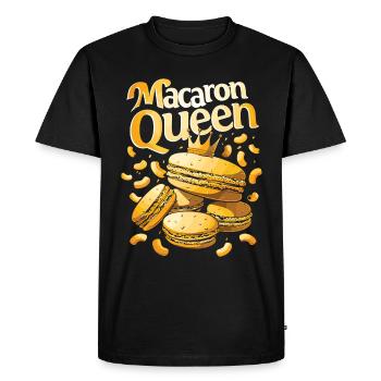 Macaron lovers Macaron Baker - Men's Premium Organic T-Shirt - black - Front - Nico (187cm)