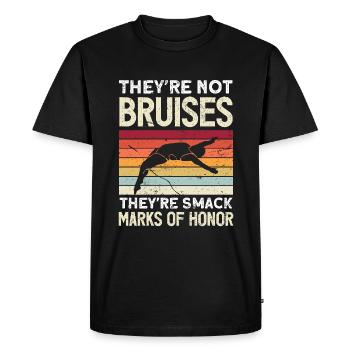 Water Sports Springboard Diver - Men's Premium Organic T-Shirt - black - Front - Nico (187cm)