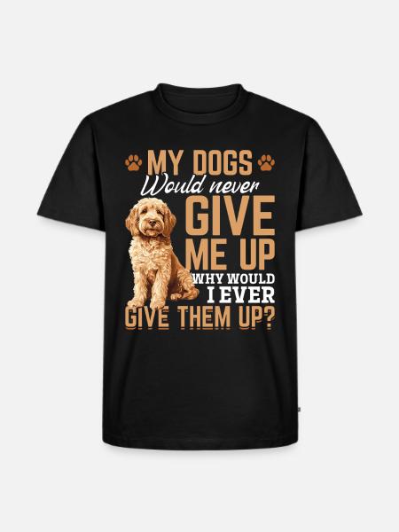 Goldendoodle Dog Owner - Männer Premium Bio T-Shirt - Schwarz