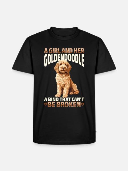 Goldendoodle Dog Owner - Männer Premium Bio T-Shirt - Schwarz